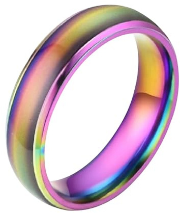 Generisch Stimmungsring - 3 Stücke Stimmungsempfindlichkeit Warmer Farbwechsel Ring, Edelstahltemperaturwechselringe, Paar Modeschmuck Für Liebhaber, Freunde