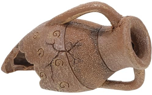 Homoyoyo Grotta Per Rettili Decorativa Compatta, Nascondiglio Sicuro a Forma Di Serpente, Decorazione Paesaggistica Per Piccoli Rettili Come Tartarughe, Lucertole e Gechi, Per Habitat Domestici