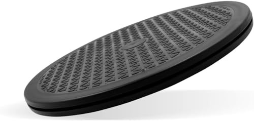 1 Stück Drehteller 30 cm Stahlkugellager 360 Grad Schwarz | Drehwirbel Drehtisch Ständer Rotierende Plattenteller für TV Lautsprecher Monitor Pflanzen Küchengeräte