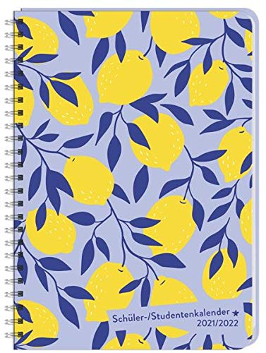 Zitrone Schüler-/Studentenkalender A5 Kalender 2022
