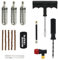 S SUMEX Kit Repara Pinchazos Equipo de Reparación de Neumáticos Moto y Coche Compuesto por 5 Mechas 2 Herramientas 3 Bombonas de Gas CO2 y Regulador de Presión