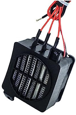 dijiusidy Calentador PTC, ventilador de calefacción de 12V y 24V, suministros para el hogar, operación Simple, secador artesanal de seguridad profesional, pieza termostática, 220V 250W/12V