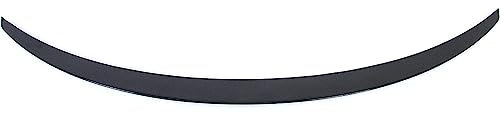 WJBBJW Für Tesla Model 3 2017-2023 Heckspoiler, Auto Spoiler Carbon Spoiler, Kohlefaser Auto Spoiler,1PCS Dauerhaft Kofferraum Spoiler Wing Lip Schwarz