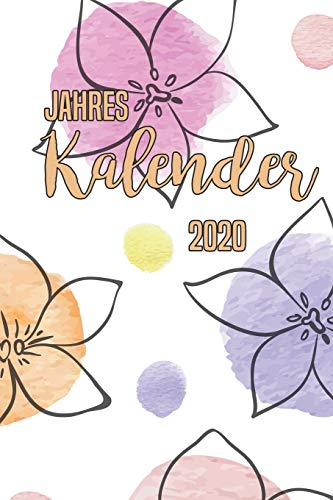 Jahres Kalender 2020: Notizheft Terminkalender Jahresplaner Terminplaner für das Jahr 2020 | Wochenplaner mit 118 Seiten und je zwei Seiten pro Woche ... und notieren | übersichtlich und praktisch