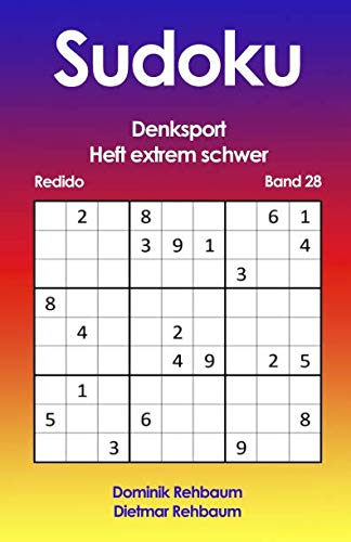 Redido Sudoku Heft extrem schwer | Denksport | Band 28