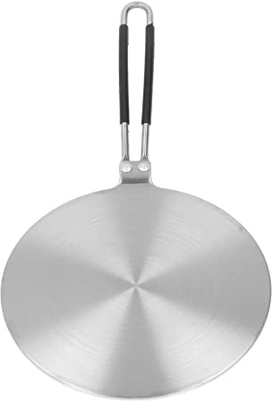 Gas Electric Cooker Plate, 7.7 inch Induction Interface Disk Evenly Heating Induction Cooker Adapter Plate Easy to Grip Heat Diffuser Converter Plate for Kitchen