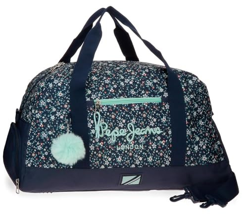 Pepe Jeans Alenka Bolsa de Viaje Azul 55x27x20 cms Poliéster 29,7L by Joumma Bags