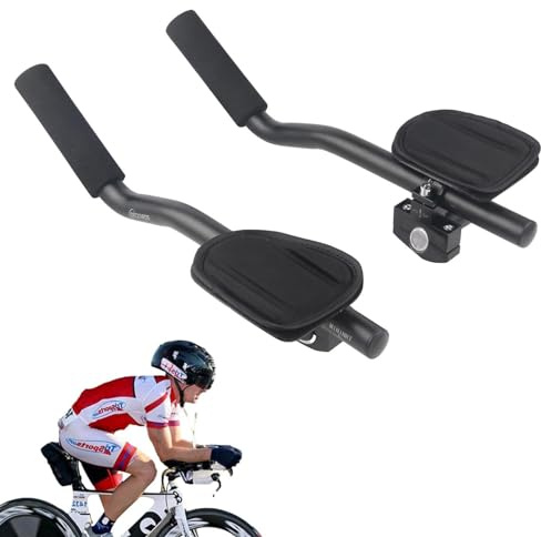 Fahrrad-Rest-Bar | Fahrradauflage Lenker Fahrrad TT Lenker - Aero-Lenker Aus Aluminiumlegierung, Stabile Fahrrad-Reststange, Fahrradlenker -Für Und Langstrecken-Reiseräder