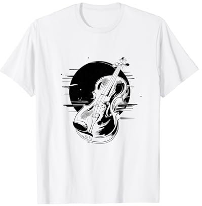 Dessin de violon Instrument à cordes alto T-Shirt