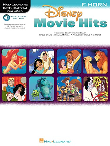 DISNEY MOVIE HITS (HORN) HN BOOK/CD: Instrumental Play-Along - French Horn