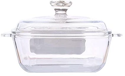 Ciotola in Vetro Ciotola di vetro con coperchio Forno a microonde Forno a microonde Ciotola resistente al calore ciotola bianca con microonde quadrato con microonde quadrato con ciotola da dessert cov