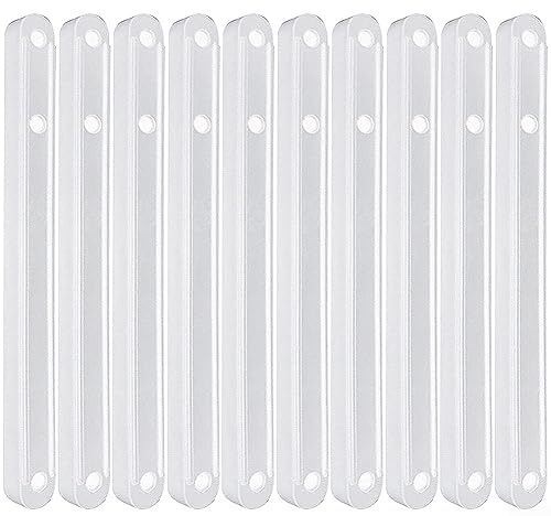 Lioaeust Drawer Runners Replacement, 10Pcs Draw Rail Plastic Drawer Slides Draw Runners Lightweight（White-180mm）