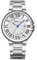 Silverora Herrenuhren Paaruhren Edelstahl Kalender: 3ATM Wasserdicht Dreidimensionale Analoge Quarz Armbanduhr mit Römische Skala Datum Edelstahlarmband Uhr Geschenke für Männer Silber