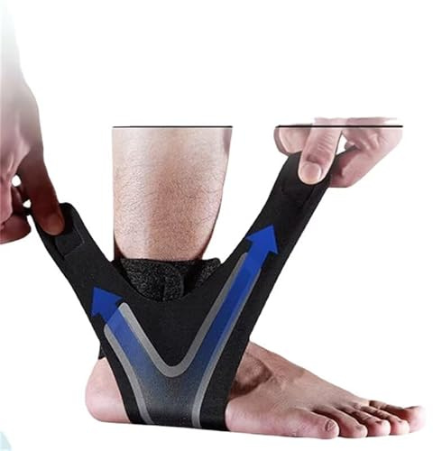 Neuleben Restore Plantarfasziitis Fußwickel Sprunggelenkbandage,Supromo AnkleGuard Pro | Sprunggelenk aktive Schutzbandage,Ultra Dünn Fußbandage,Schnellere Genesung und Vermeidung weiterer Verletzung