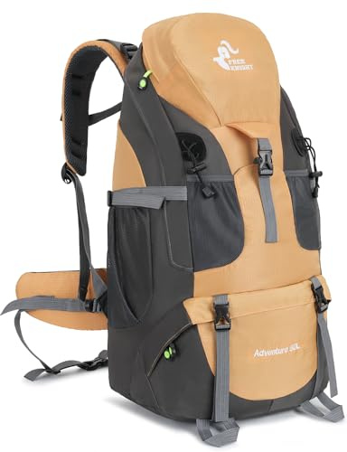 Bseash Sac à dos de randonnée léger et résistant à l'eau 50L, sac de jour pour le sport en plein air, sac de voyage pour l'escalade, le camping, le tourisme.