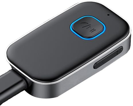 Portable Audio Receiver, J22 Car Receiver, Wireless Adapter For Car Radio, Portable Wireless Music Receiver, 3.5mm Wireless Music Receiver, Hands- Calling