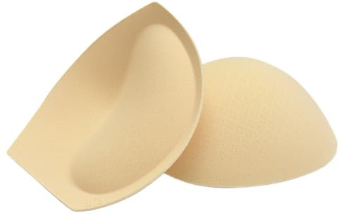 Nimiah Super Thick Bra Pads, Add 1-2 Cups Push up Breast Enhancer Inserts Lightweight Sew in Boob Cup for Dress Swimsuit Sport