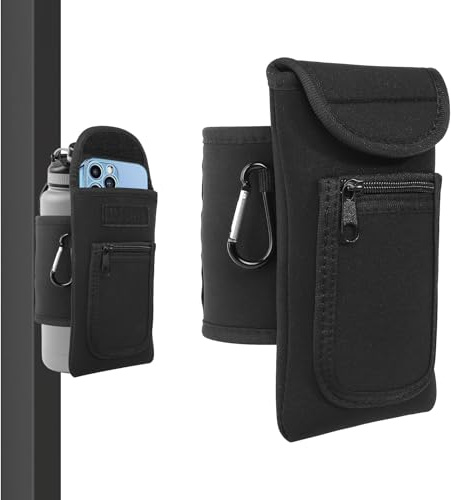 prota Magnetic Gym Bag, Tasche mit Magneten für Flasche, Magnetische Sporttasche Gym Zubehör mit Verstellbarem Gurt für Sport Arbeit Geeignet für Fitnessstudios