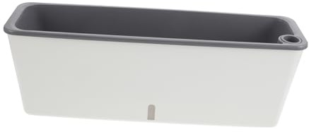 Hemobllo Jardinière Rectangulaire en Plastique pour Fenêtre, avec Réservoir d'eau, pour Balcon, Rebord De Fenêtre, Jardinage, Culture De Légumes, Et Fleurs