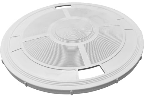 Pool Skimmer Replacement Cover - Durable Swimming Pool Skimmer Lid | Skimmer - Vacuum Plate Adapter - Pool Accessories for Easy Maintenance and Safety - Fits Most Standard Skimmers