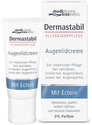 Dermastabil Augenlidcreme - Allergikerpflege - Stabilisiert die Hautschutzbarriere - medipharma cosmetics - 15 ml