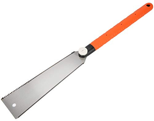 Sierra de Tracción Japonesa Sierra de Mano Sierra Recta de Doble Filo de 10 Pulgadas Mango Largo de Dientes de Dos Lados Hoja de Forma Práctica Herramienta Manual Para Trabajar La Madera