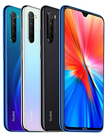 Xiaomi Redmi Note 8 (2021) – Smartphone 64 GB, 4 GB RAM, Dual SIM, Moonlight White