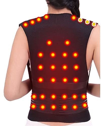 Cinturón de soporte ortopédico ajustable para la espalda Equipo deportivo para la espalda Protector de hombro Corrector de postura Cinturón de soporte lumbar (Color : Black, Size : X-Large) (Black