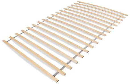 TiCAA Lattenrost Rollrost mit Federleisten Birke 100 x 200 cm