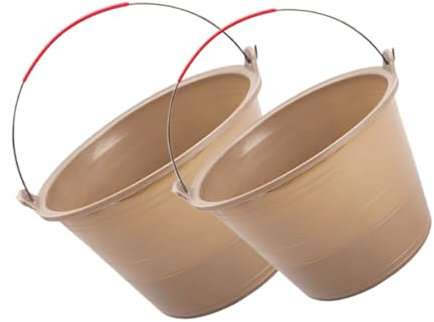 DOITOOL 2pièces Seaux Ciment Résistants avec Poignée Seaux De Multifonctionnels pour Et Bâtiment