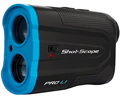Telemetro laser Shot Scope PRO L1 - Ottica rossa e nera - Tecnologia Adaptive Slope - Vibrazione Target-Lock - Preciso fino a 0,1 iarde