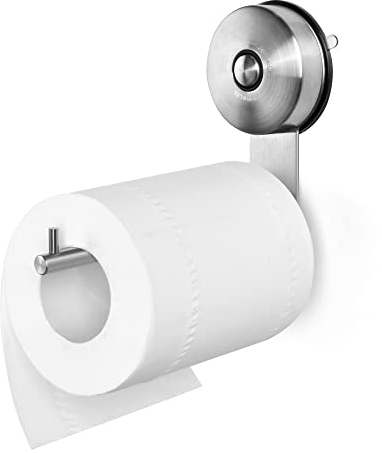 Porte-Papier Toilette - JOMOLA Support Papier Toilette Ventouse Acier Inoxydable Porte-Papier Toilette Mural sans percage Porte Rouleau Papier Toilettes pour Cuisine et Salle de Bain Finition brossé