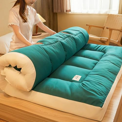 Generisch Matratze Tatami-Bodenmatratze Japanisches Futon-Bett in voller Größe 10 cm Dicke Schlafmatratze Faltbare und tragbare aufrollbare Campingmatratze für Sofa