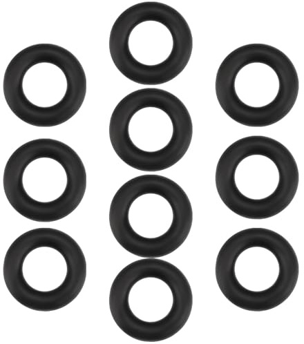 EMSea Anillo de Goma para Bobinadora de Máquina de Coser 10 Unidades Compatible con SINGER 201K 99K 28K 66K Diámetro Exterior 28 Mm Diámetro Interior 15 Mm Grosor 6,5 Mm Color Negro