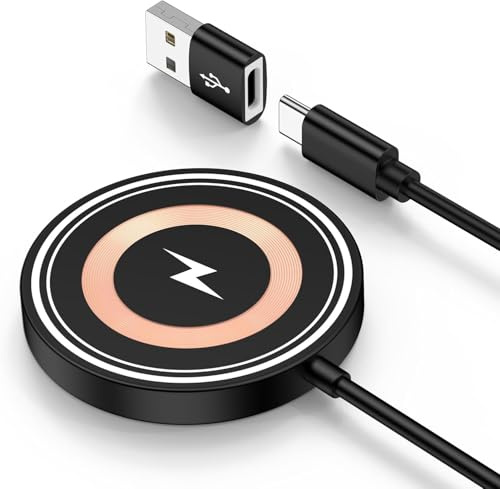 15W Magnetisches Induktive Ladestation Samsung für MagSafe Ladegerät iPhone | Wireless Charger induktives kabelloses ladegerät für Google Pixel 10 Pro XL 9a 8 7,iPhone 17/16/15/14/13/12,Samsung S26 S25
