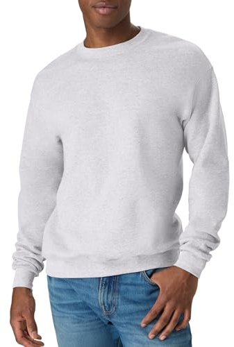 Hanes Sudadera de Forro polarecosmart-práctica-Moletom Ecosmart Camiseta de chándal para Hombre, Fresno - Pack de 1, S