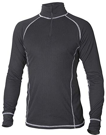 Top Swede 9835-05-03 Modello 9835 - Biancheria intima funzionale, 1 strato, nero, XS