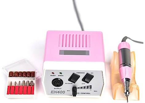 CVNIMV Perceuse à Ongles électrique Professionnelle 30 000 TR/Min, Lime à Ongles pour manucure, fraiseuse à Ongles Portable, fraiseuse
