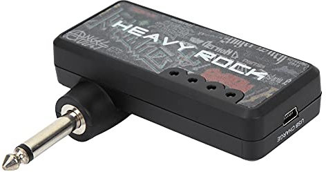 Amplificatore per Cuffie per Chitarra, Amplificatore per Cuffie per Basso Amplificatore per Chitarra Portatile Mini Plug Amplificatore per Chitarra Amplificatore per Basso per