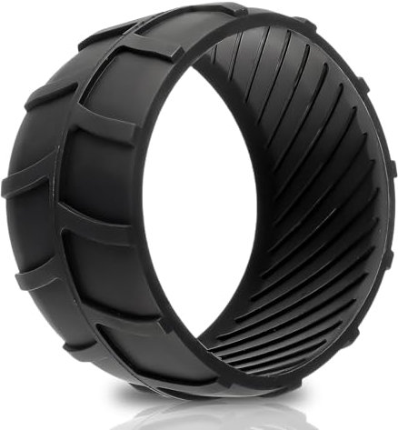 HUAREW Radschutz XL Traktionsverbesserung kompatibel mit Worx Landroid Frontrad Profil Erhöhung Überzug M500 M700 S300 M1000 (Plus), LandXcape LX790 uvm(1 Stück)