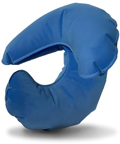 J-pillow, Inflatable Version (Includes Carry Pouch) - Travel Pillow for Aeroplane - So Supportive, So Comfortable, Fits in Your Pocket - British Invention of the Year.