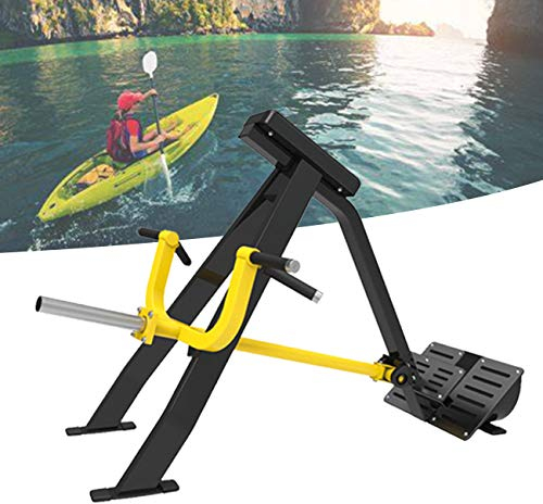 ZhiLianZhao Ruderzugmaschine Heimtrainer Typ T, Multifunktions Body Coach Rudergerät, mit Weichem Sitz für Indoor-Cardio-Training, Zuhause/Wohnung
