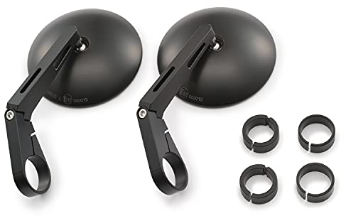 DAYTONA Motorrad Lenkerendenspiegel, DM9 LANG E-geprüft, 2 Stk.