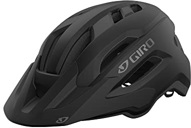 Giro Fixture II MIPS Mountain Bike Helmet for Men, Women, Kids, and Adults – Matte Black/Grey Logo, Universal Adult (54–61 cm)