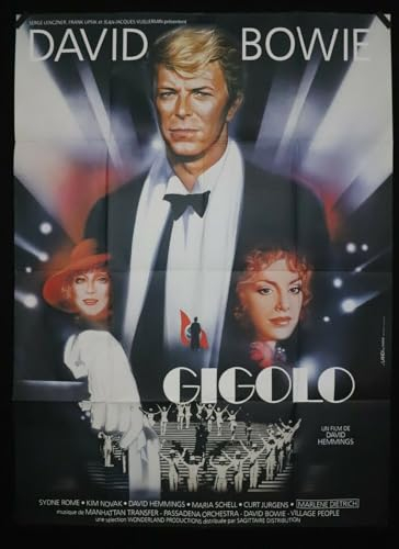 Générique Originales Kinoplakat – GIGOLO – 120 x 160 cm – David Bowie – Marlene Dietrich