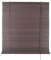 DEFACTO Bambusrollo Sonnenschutz Sichtschutz Seitenzugrollo Lichtfilter Bambus Jalousie Lüftung Rollo für Fenster Tür Terrasse Balkon Garten (120 x 220 cm, Dunkelbraun)
