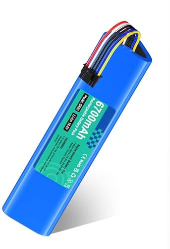 CITYORK 14,4V 6700mAh Battery Compatible with Neato Botvac D3 D3+ D5 D5+ D6 D7 Robot Vacuum Cleaner