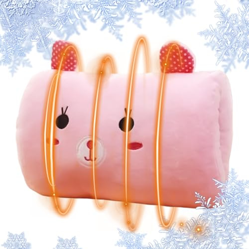 Plüsch-Handwärmer – Handwärmer in Hasenform, weiches Wurfkissen mit Füllung, ideal für Kinder, Klassenzimmer, Schule, Zuhause, kaltes Wetter, Winter, Outdoor-Aktivitäten