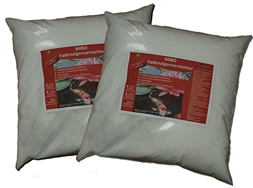 MIBO Fadenalgenvernichter 2 x 5 KG für 300.000 Liter Teichwasser Fadenalgen Stopp