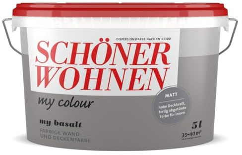 Schöner Wohnen - my colour Wandfarbe matt - My Basalt 5 L